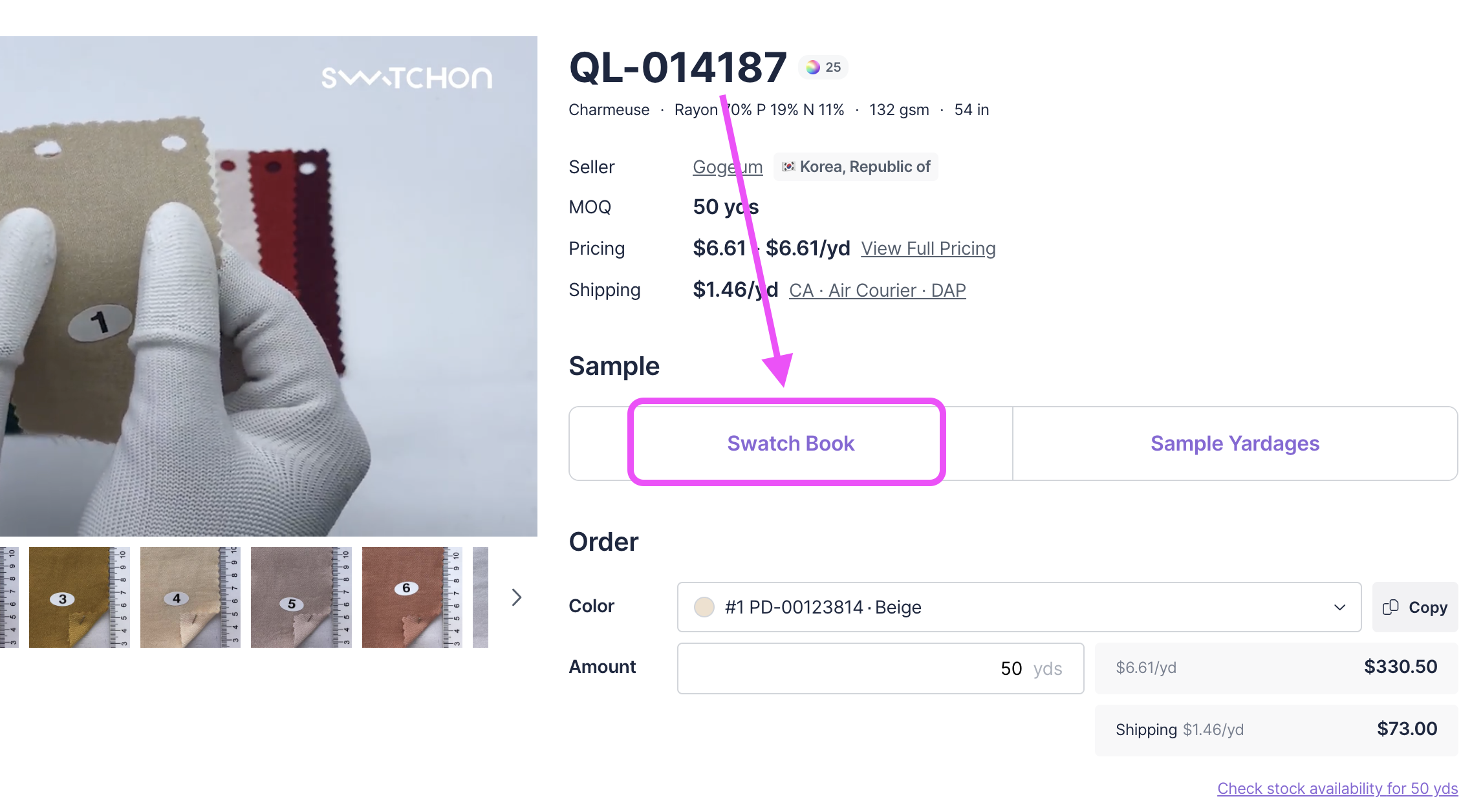 A Swatch Order is a Box of Fabric Samples Help Center